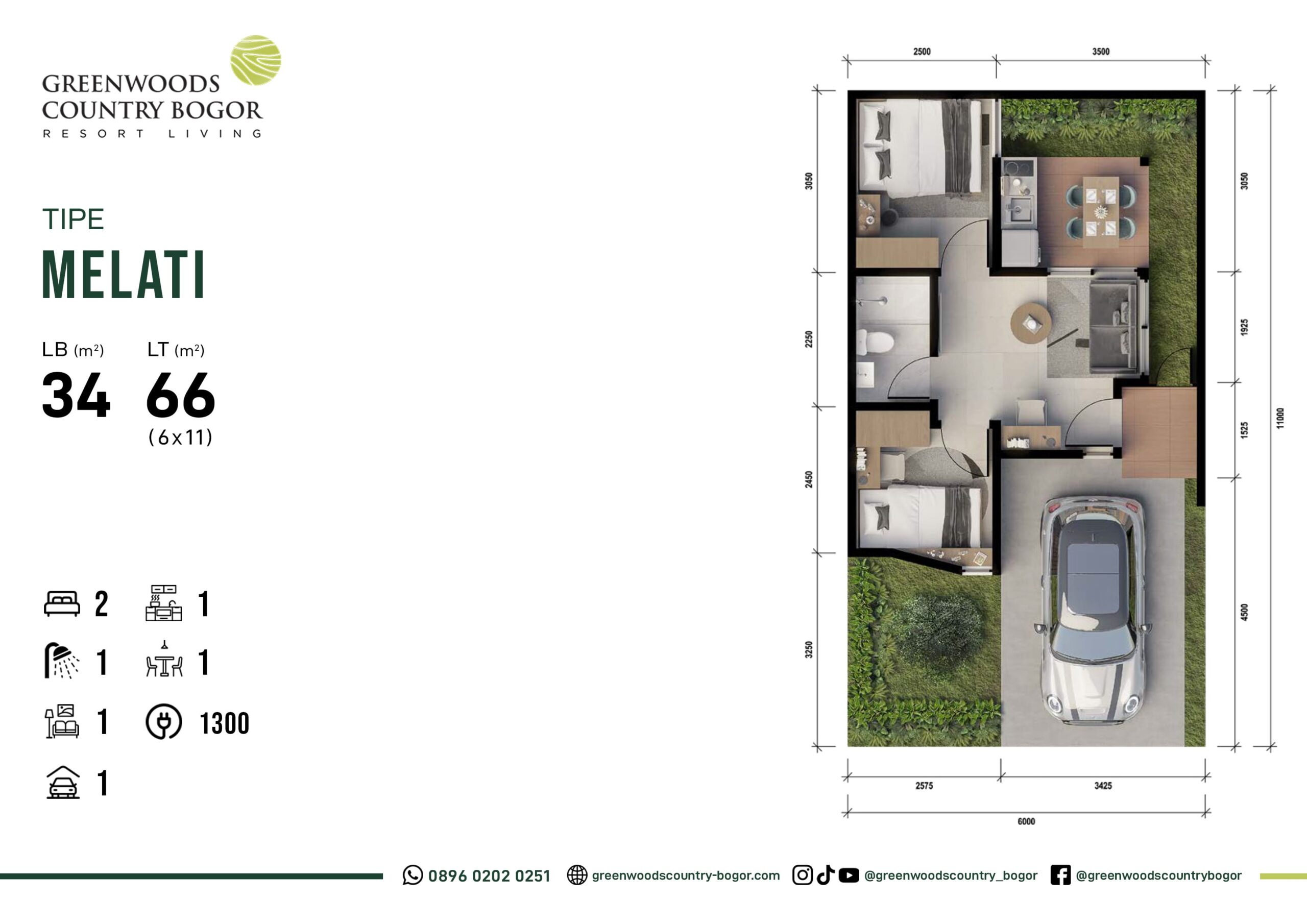 rumah 1 lantai bogor