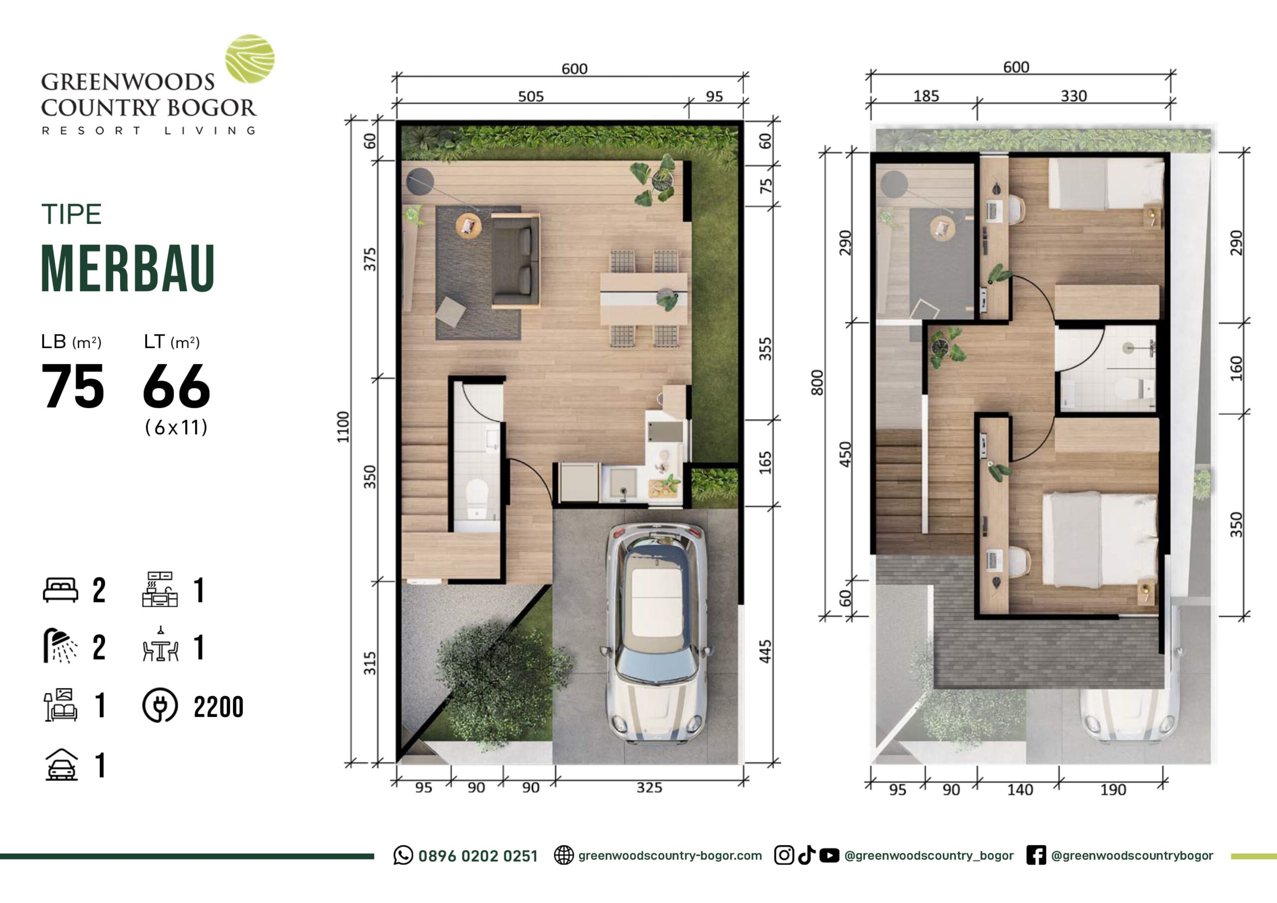 rumah 2 lantai bogor