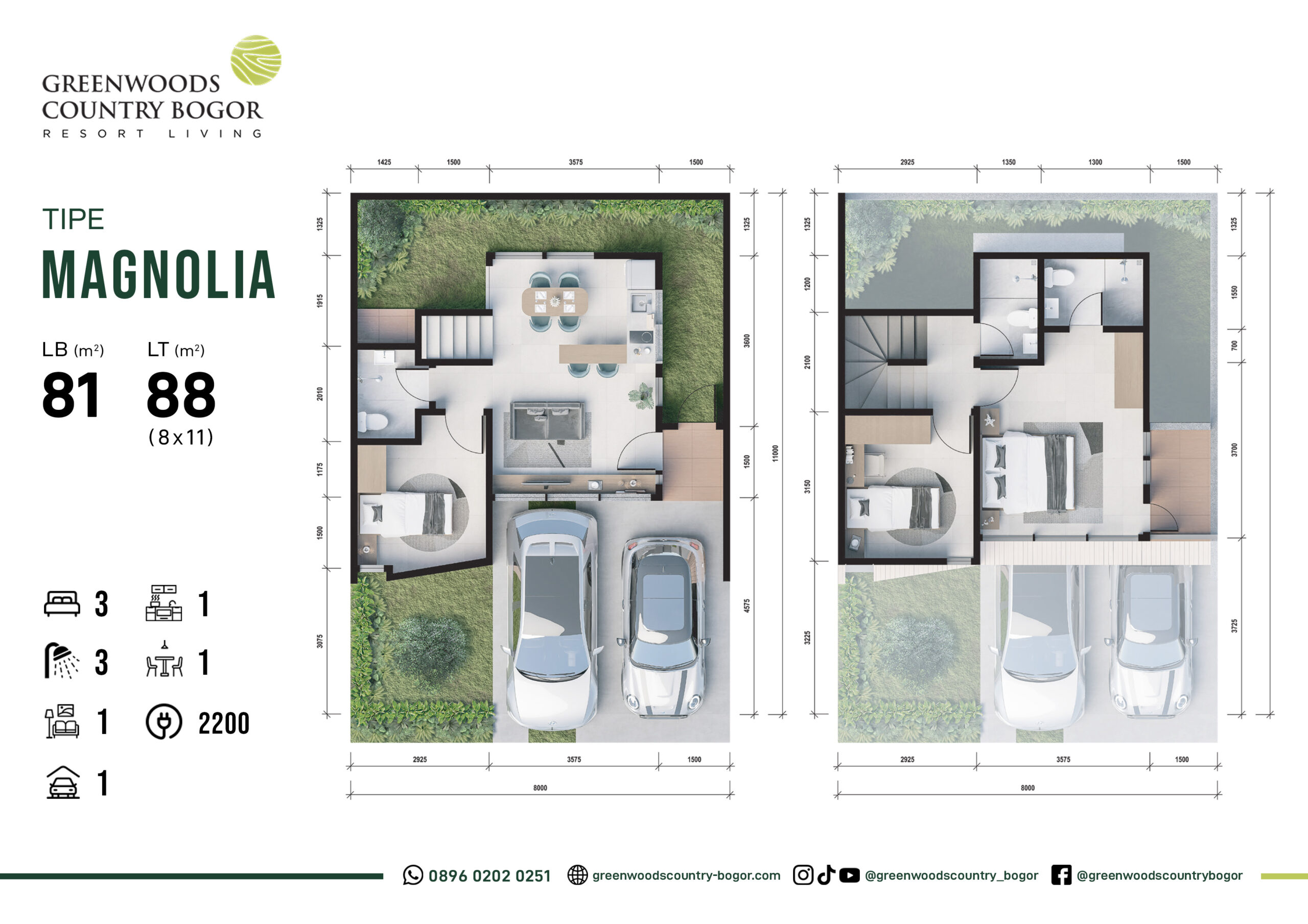 rumah 2 lantai bogor