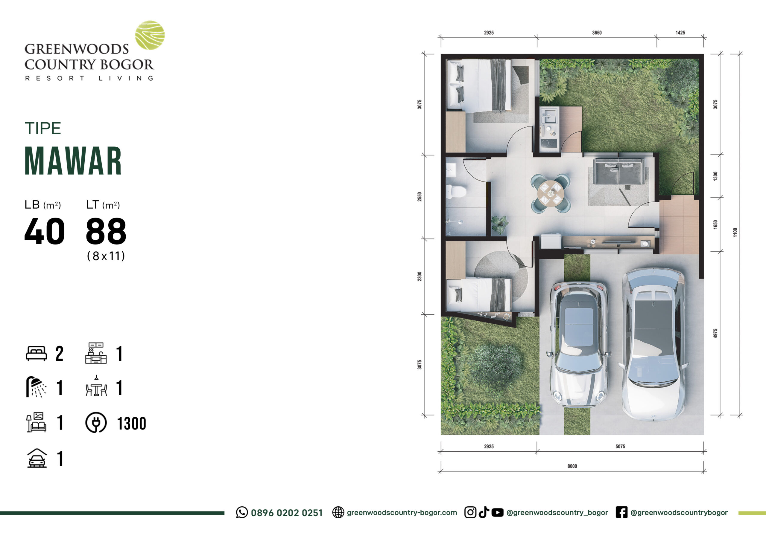 rumah 1 lantai bogor